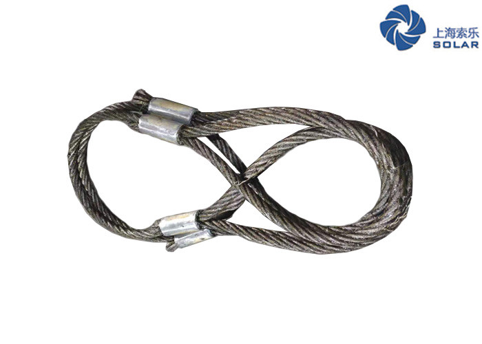 Soft Eye 6x36 Wire Rope Lifting Slings Mechanically Spliced