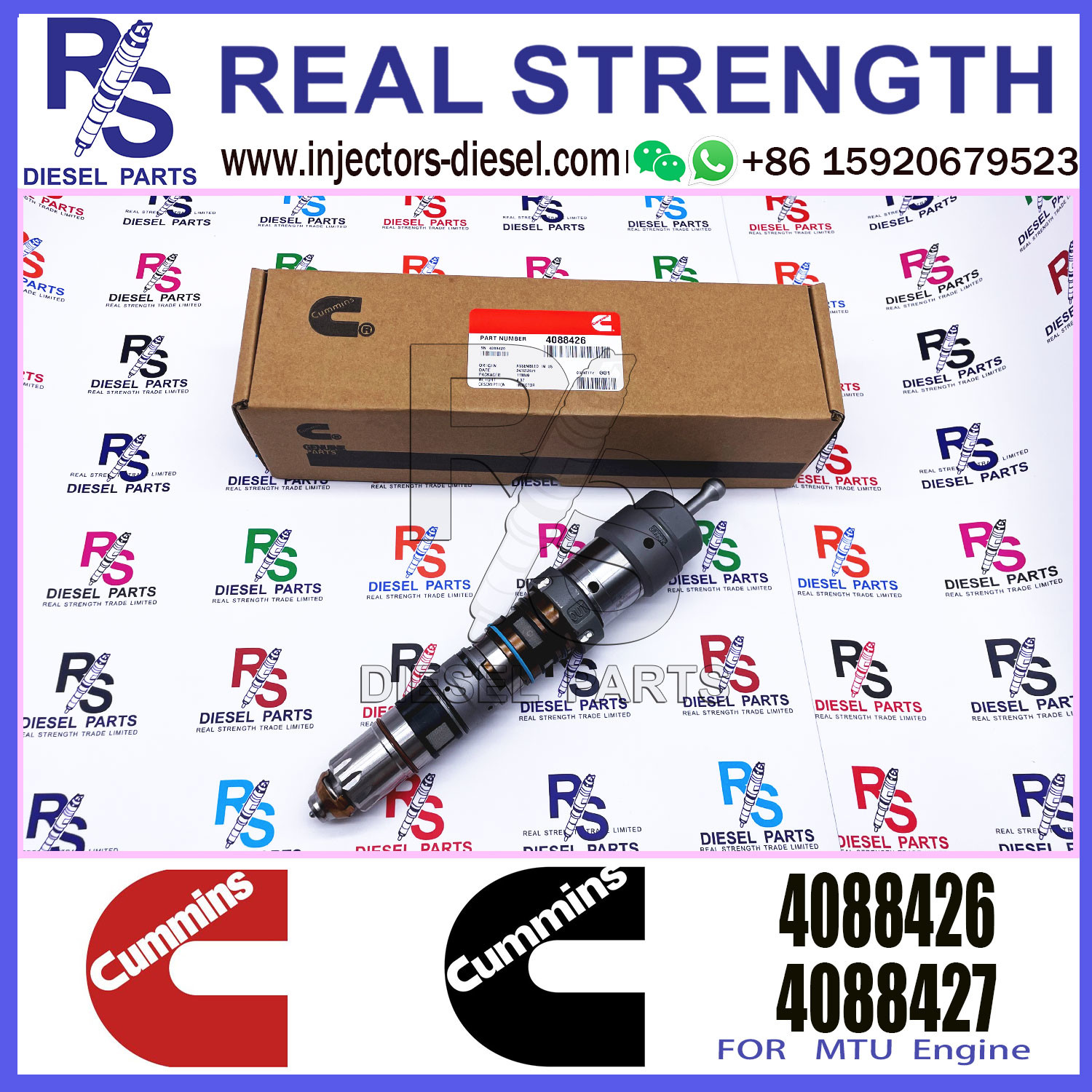 excavator diesel engine spare part QSK23 QSK60 QSK19 fuel injector 4902827 4077076 4062090 4088426