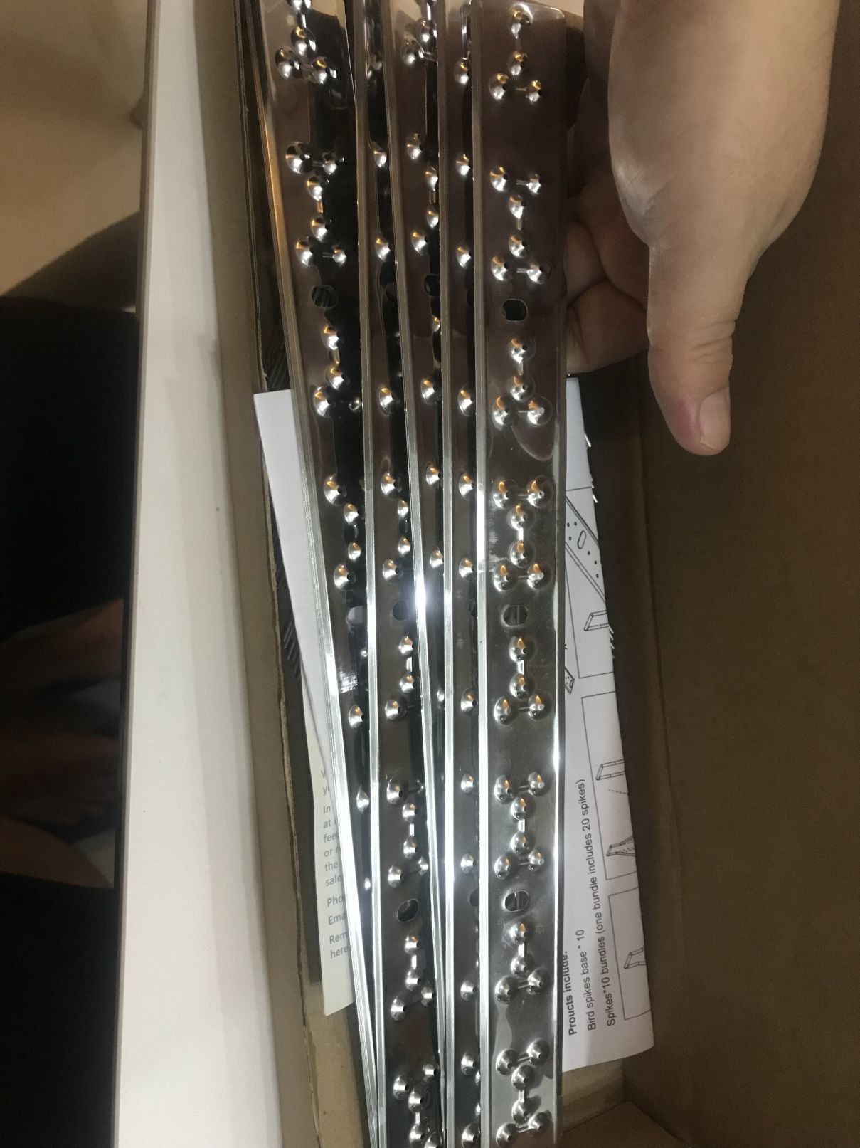 Spikes for birds animal stainless steel bird spikes window sills