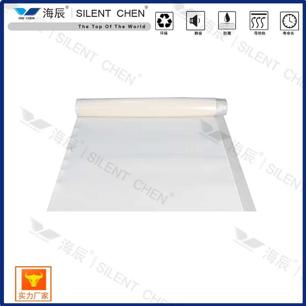 White IXPE 2mm Foam Soundproof Flooring Underlay To Vapor Barrier
