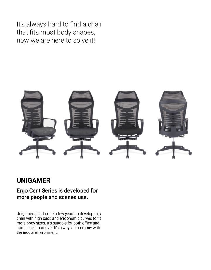 90MM Swivel Mesh Office Chair / Nylon Castor High Back Chair With Lumbar Support