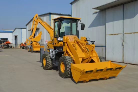 Used Commercial Trucks 3.4 Tons Curb Weight 2 Meters Maximum Digging Depth Brand New Backhoe Loader