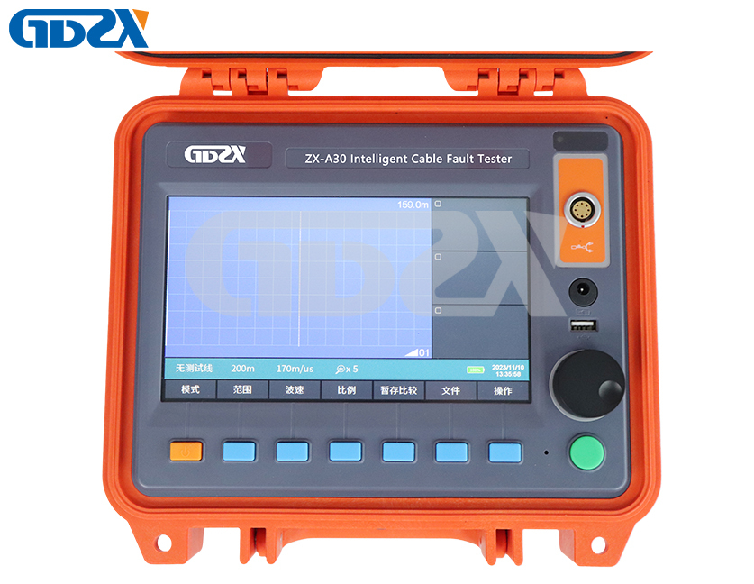 ZX-A30 35KV 60KM Multiple Pulse Power Cable Fault Locator Fully Intelligent