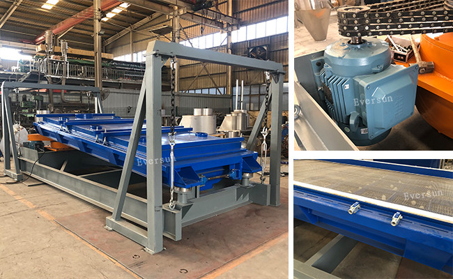Stainless Steel Rotex Screener Square Rotary Sieve Separator For Clay Wood Chips