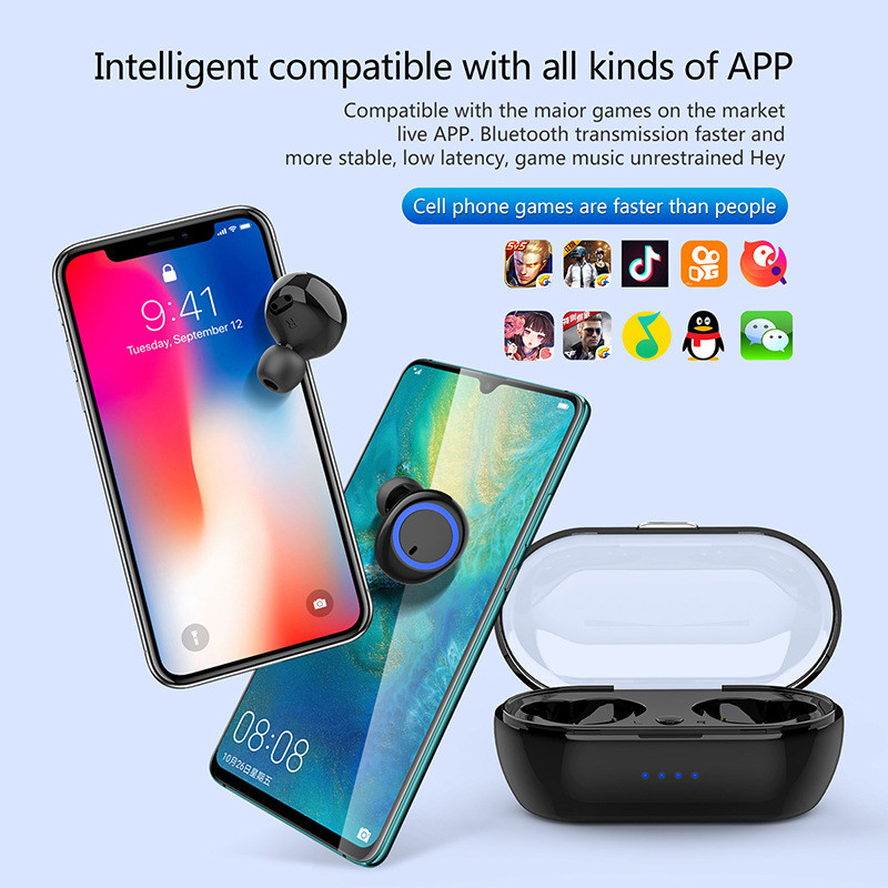 In Ear CVC6.0 TWS Wireless Stereo Earphones IP6 Bluetooth In Ear Earbuds