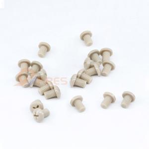 Buy cheap Industrial PEEK 1000 Machined Parts Screw High Temperature Resistance product