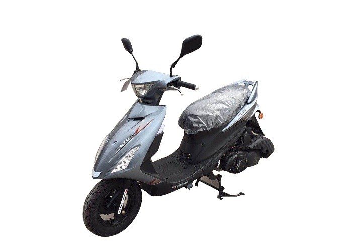 125cc 150cc Engine Gas Motor Scooter Ash Plastic Body Black Alloy Wheel