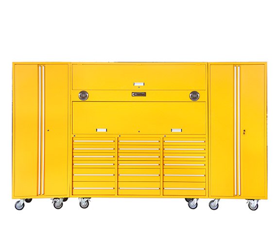 1.0/1.2/1.5mm Thickness Truck Tool Box with Wheels Optional Casters Customized Design