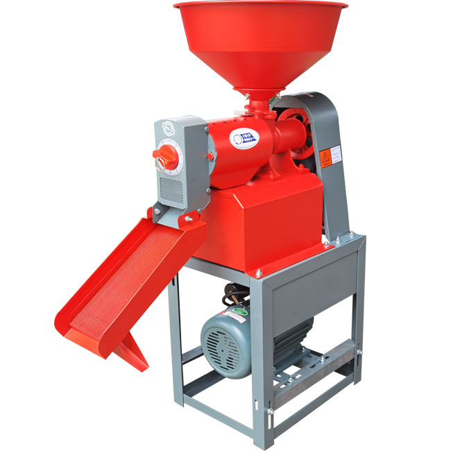 220V 3HP Mini Rice Mill Corn Shucking Machine Shelling Rate Over 95%