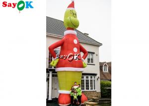 China 8.5M Inflatable Cartoon Character Model Blow Up Grinch Outdoor Christmas Decoration on sale