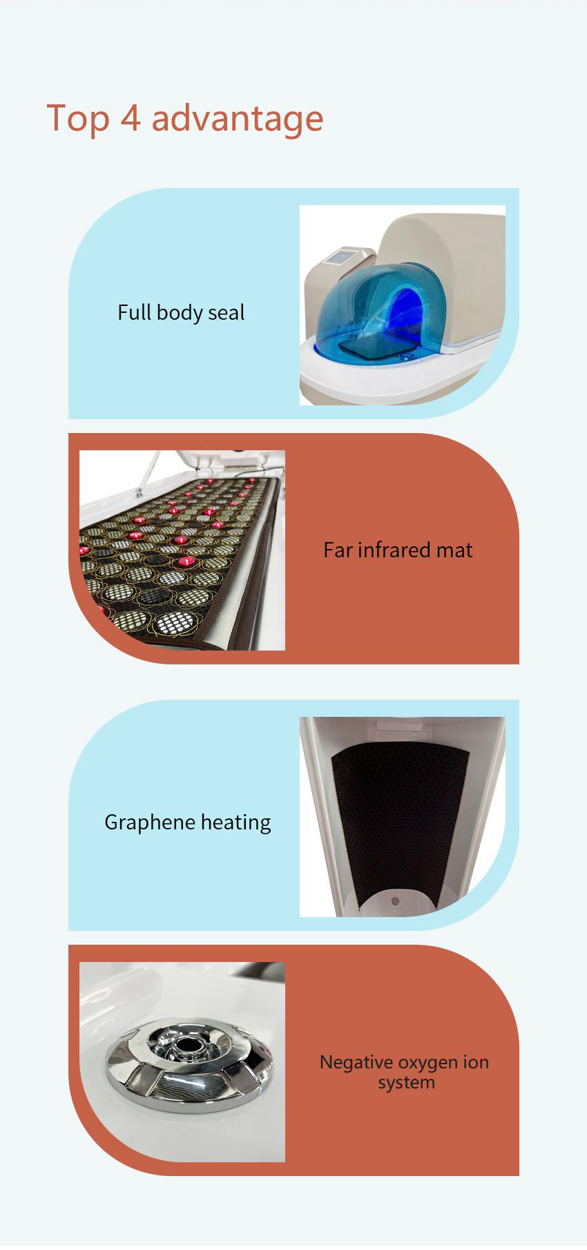 Touchscreen Pemf Therapy Sauna Hydro Massage Capsule With Infrared Mat