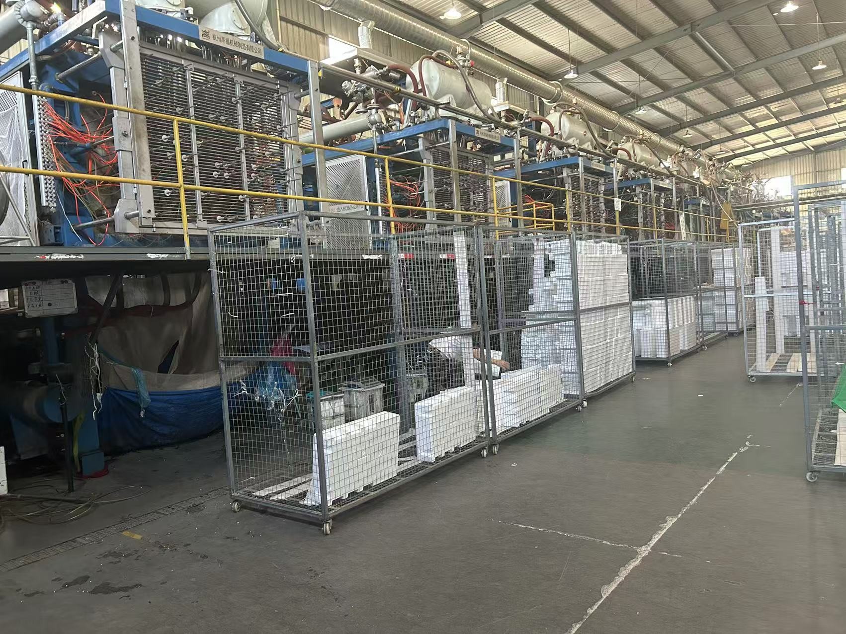 EPS Foam With Special Lining Edge Protection Corner Protection Polydragon Molding Ice Machine Foam Pack