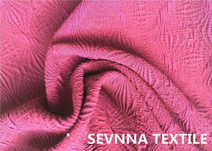 Dyed Colors Recycled Polyester Fabric DTM Weft Knitted Sustainable 2 Way Stretch