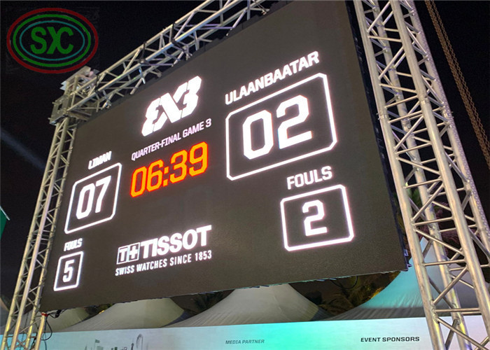 Large Exterior Airport High Brightness LED Display , outdoor p4 Concert LED Screen