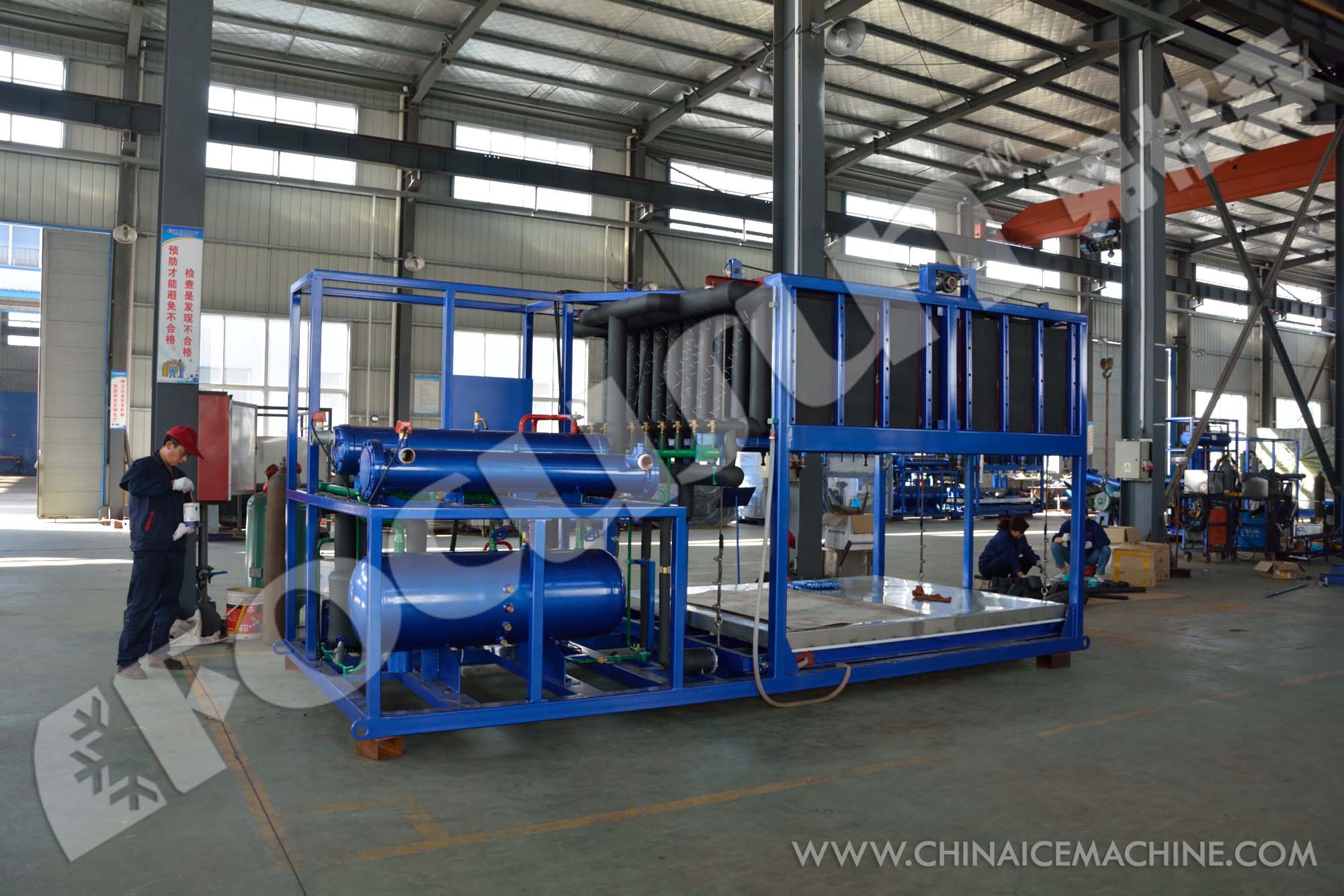 25KW Energy Saving Block Ice Machine for Ice Production and Video Outgoing-Inspection