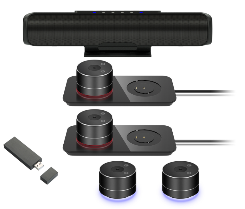 DP-GX15 Distributed Wireless Mic Speaker Speakerphone System with USB3.0 Video Output