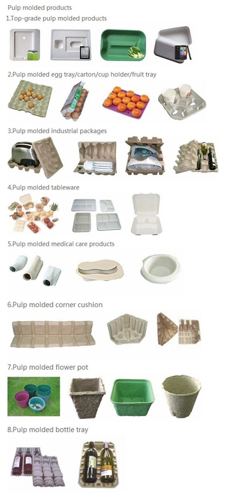 Egg Packaging Paper Tray Machine 2m hight ROHS Certified Pulp Molding