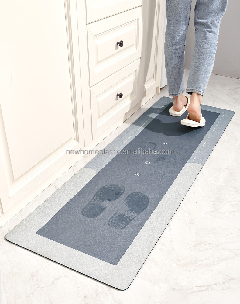 Easy-to-Clean Kitchen Mat 45*120cm Size for Absorbent and Dirt-Resistant Surface