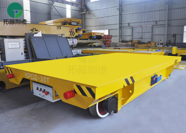 30T Electric Motorised Industry Transfer Track Cart