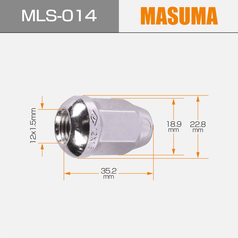 MASUMA Auto Parts ZINC Finish Cap Head Bolts 90304-SF0-751 for HONDA PRELUDE Wheel nut CD5