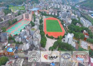 Buy cheap Economical Jogging Track Flooring , Ventilative Olympic Track Surface Material product