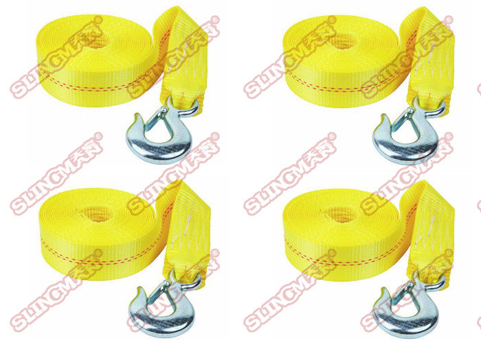 Industrial Heavy Duty Tow Straps Polyester Material TUV ISO Certificate