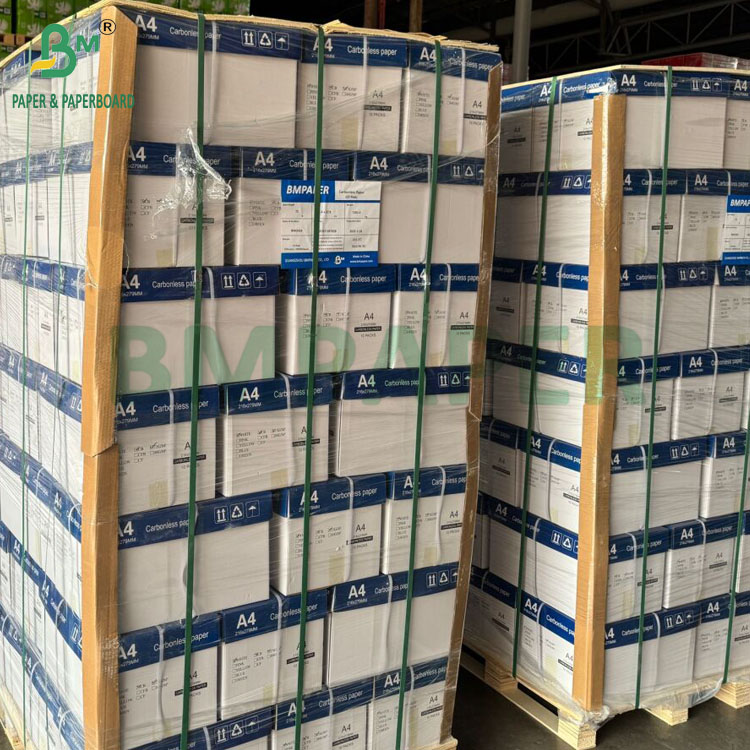 60gr 75gr 78gr Digital Carbonless Paper Blank NCR Copy Paper Black Image