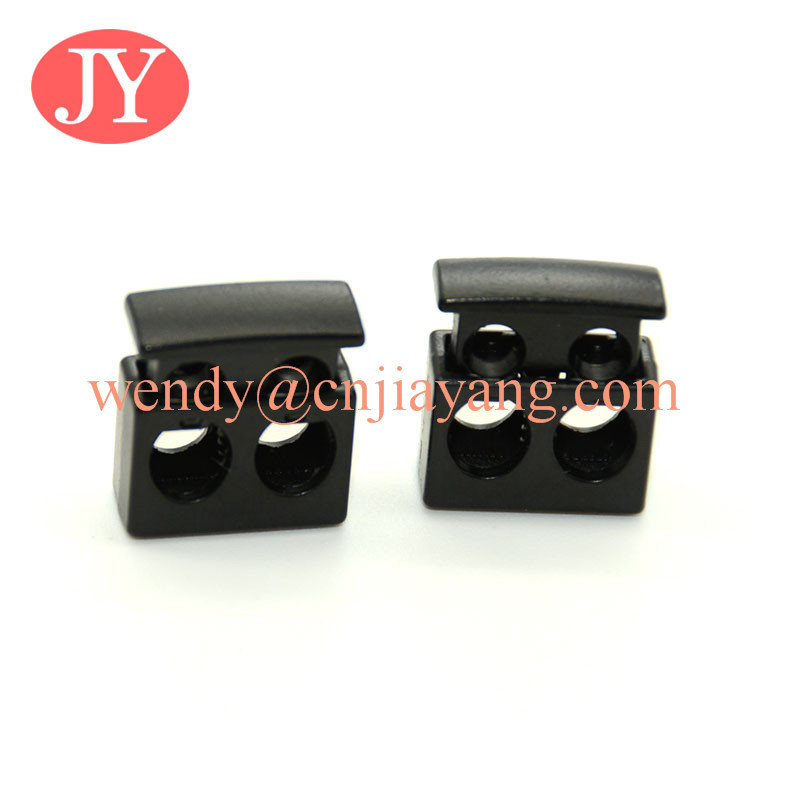 jiayang Wholesale antique brass metal draw cord end lock stopper