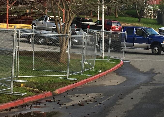 Individual Durable 6ft Height Temporary Security Fencing Chain Link Portable