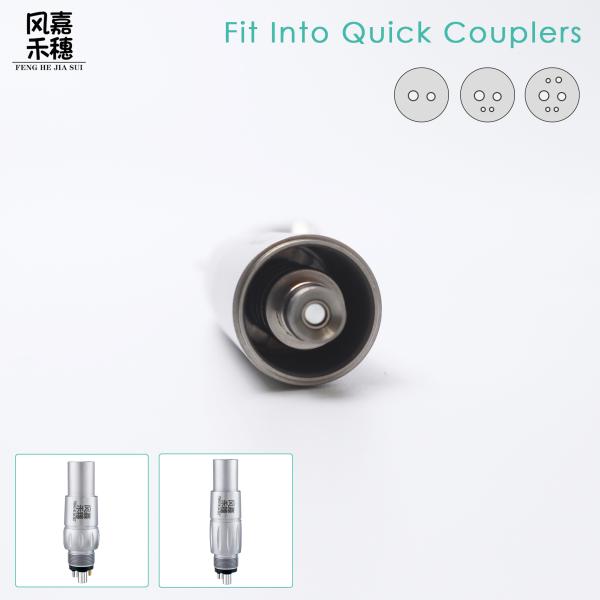Dental Fiber Optic High Speed Handpiece Torque Head Efficient Quiet Push Button
