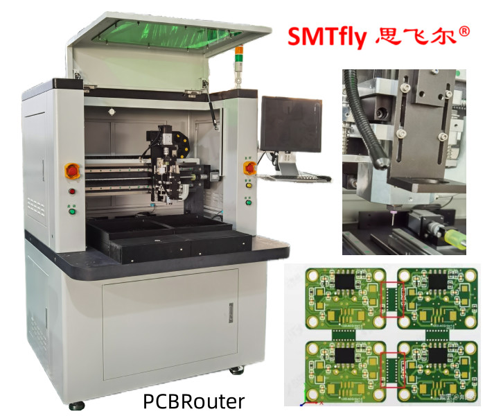 Pcb Router Depaneling Machine Offline 0.01mm Positioning Circuit Board Maker Machine