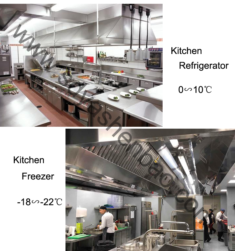 CE SUS201 Kitchen Fridge Freezer Multipurpose Freestanding With 6 Doors