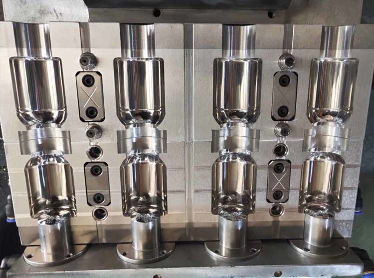 Food Beverage 4 Cavity Fully Automatic High Speed Plastic Pet Bottle Stretch Blow Moulding Machine
