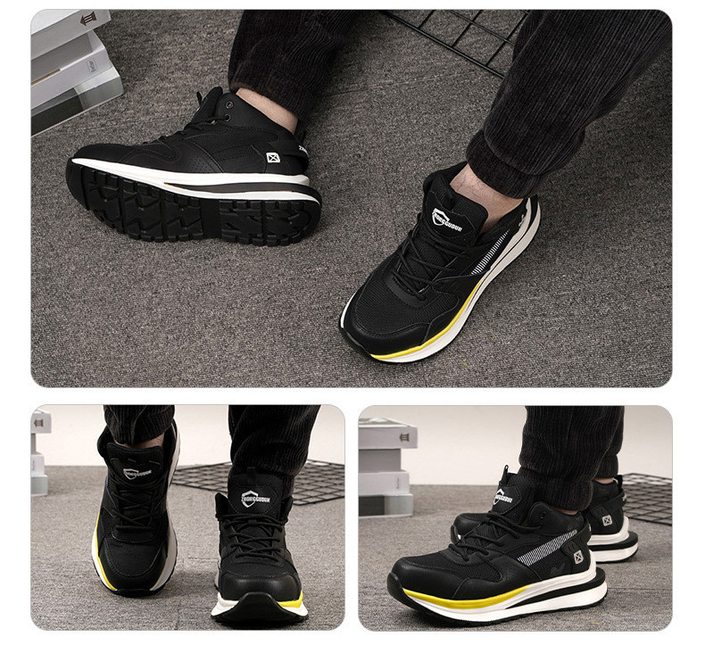 Light Work Shoes Kevlar Anti-proof Safety Sheos Novel Fashionable Mens Comfortable Safety Shoes Practical