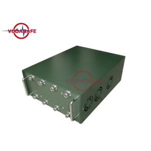 120W GPS Wifi Backpack Signal Jammer Adjustable Jamming Range For Military