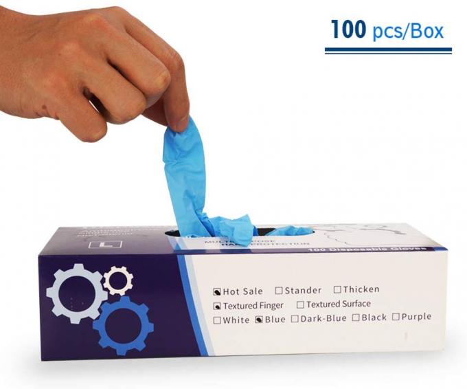 Powder Free Disposable Medical Gloves Medical Accessories Consumables Nitrile Gloves