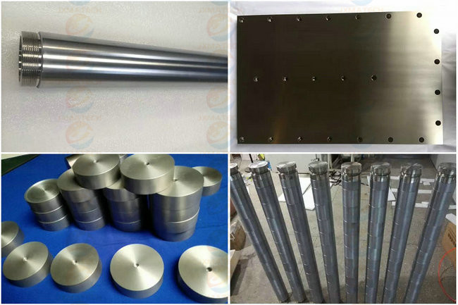 Chromium Tube Cr Sputtering Target Silver Gray Appearance With Ductility