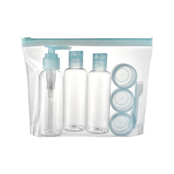 Screen Printing Cap Sealing Type 60ml 100ml PET Bottles for Skin Care Travel Kit