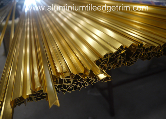 T shaped tile trim profile in manufacturing