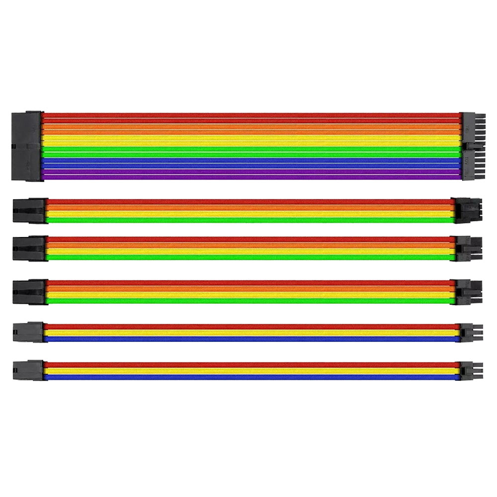 ATX 24Pin Male to Female softest extension cable Power Supply Motherboard Adapter Connector Cable Cord
