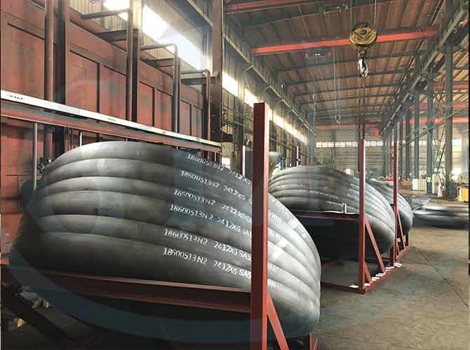 ASME Semi Ellipsoidal Head O.D 3000mm 6thk(Min) For Chemicals Storage Tank