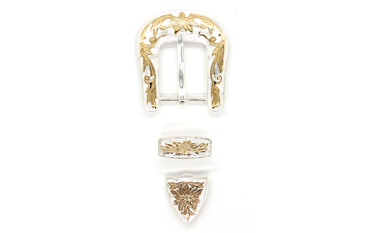 Wenzhou KML New Design Popular Classic Vintage Shiny Zinc Alloy 2 Color Pin Belt Buckle