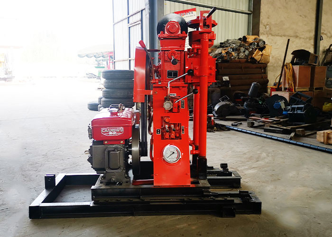 Crawler Mounted ST 50 Meters Depth Core Drilling Rig For Engineering