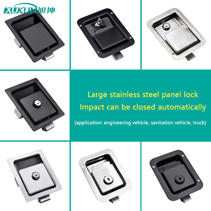 Rotary Stainless Steel Tool Box Latches Impact Resistance