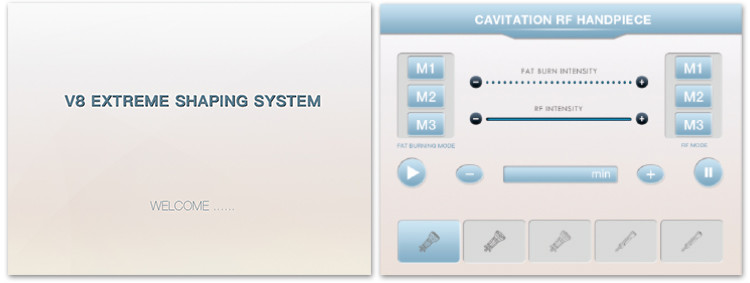 40K Cavitation Weight Loss Machine 40KHz Cavitation RF Vacuum Slimming Machine