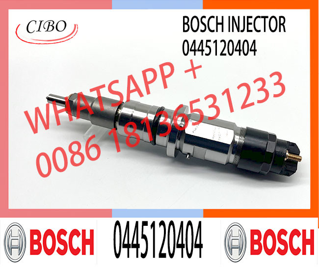 Diesel Excavator Engine Auto Parts Common Rail Fuel Injector 0445120404