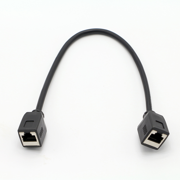 Customization 1M 2M 8P8C RJ45 Female To RJ45 Female Socket Lan Network Ethernet Cable