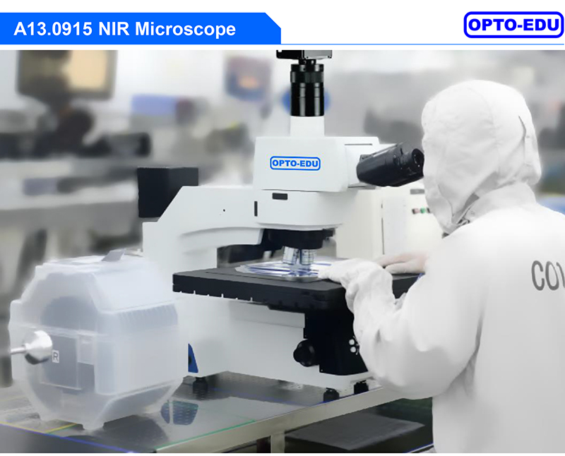 OPTO EDU A13.0915 Trinocular Metallurgical Microscope Semi-APO Motorized Nosepiece