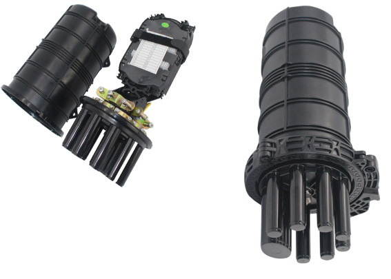 Mini Size Dome Splice Fiber Optic Enclosure Box / 8 port Outdoor 1In 7Out Optical Fiber FOSC