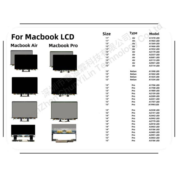 MacBook 15.4 LCD Display